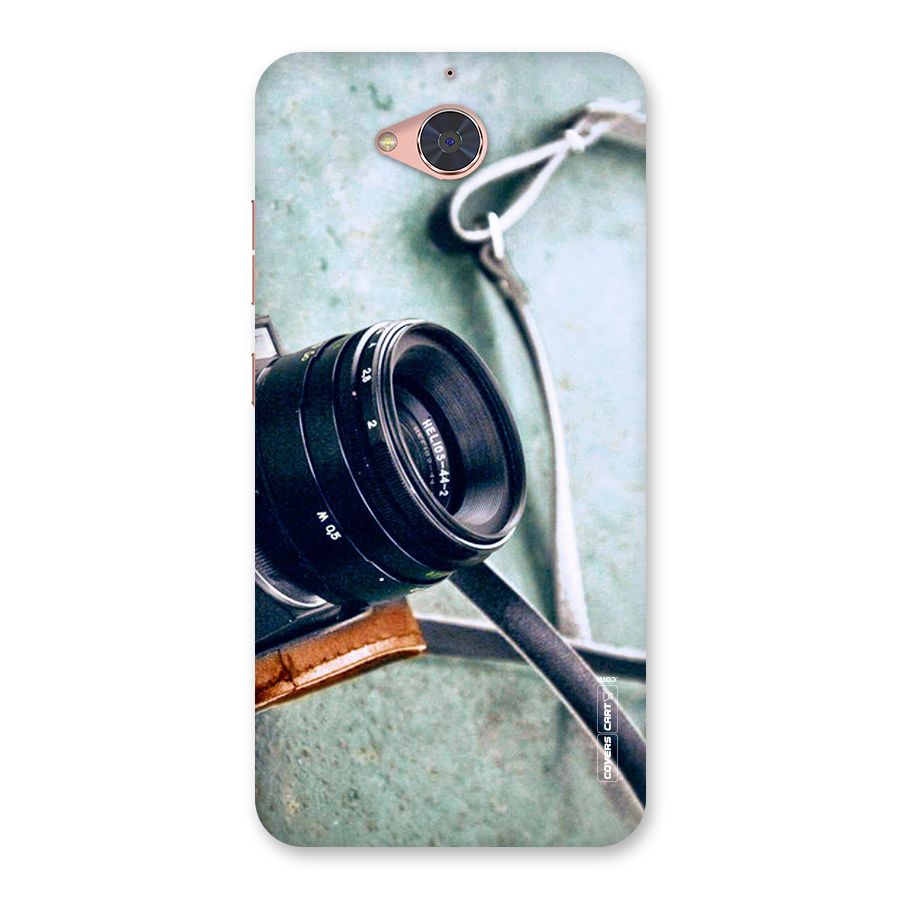 Leather Camera Lens Back Case for Gionee S6 Pro