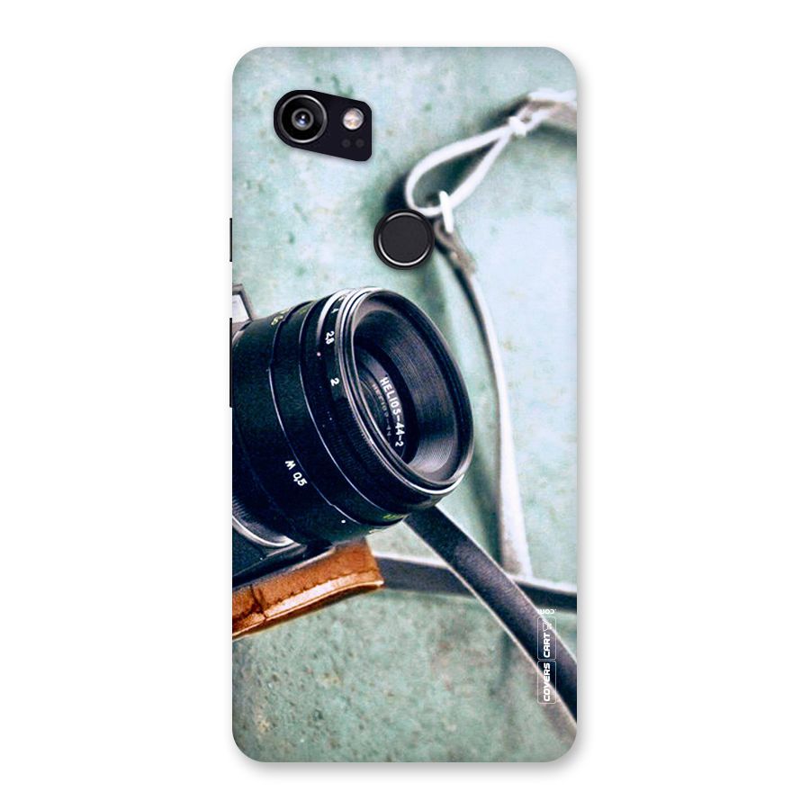 Leather Camera Lens Back Case for Google Pixel 2 XL