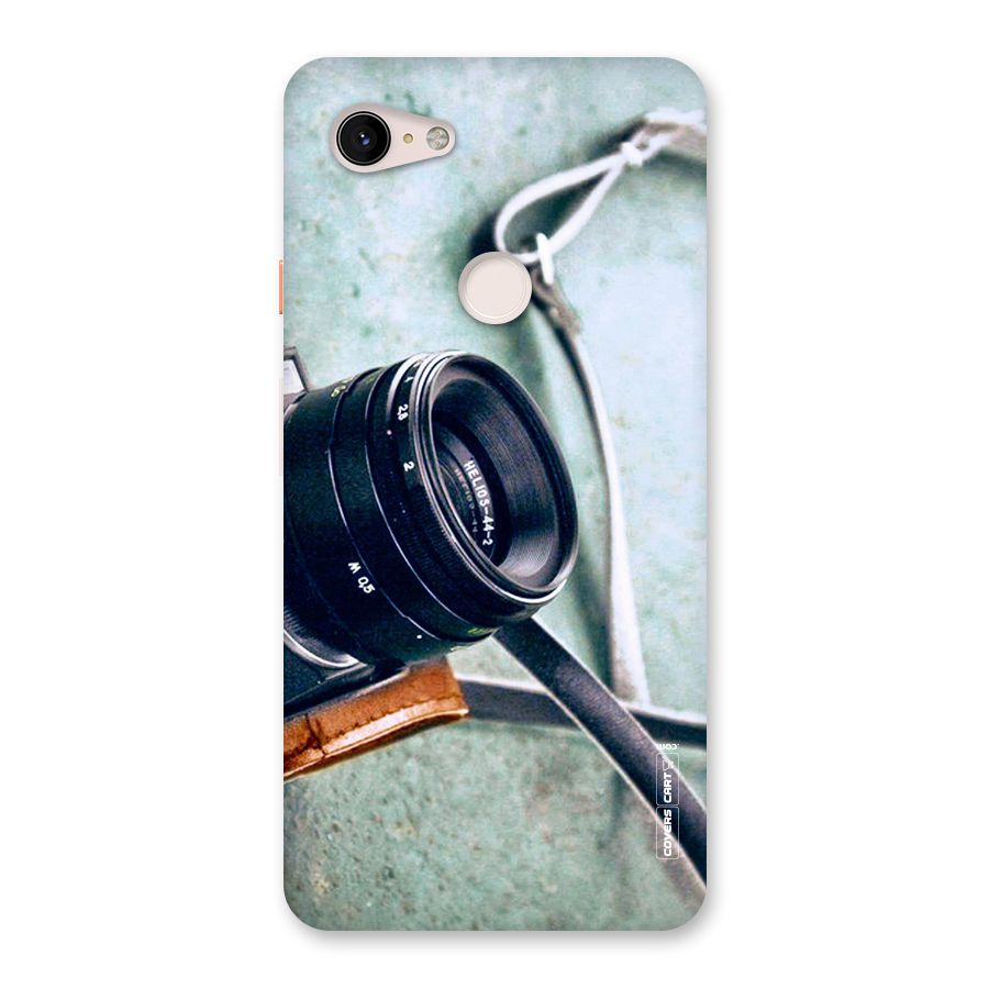 Leather Camera Lens Back Case for Google Pixel 3 XL