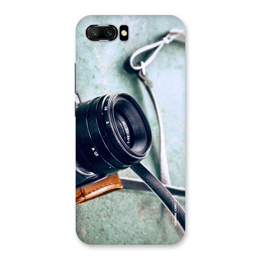 Leather Camera Lens Back Case for Honor 10