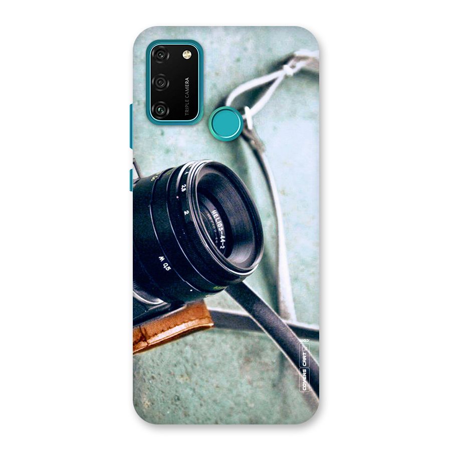 Leather Camera Lens Back Case for Honor 9A