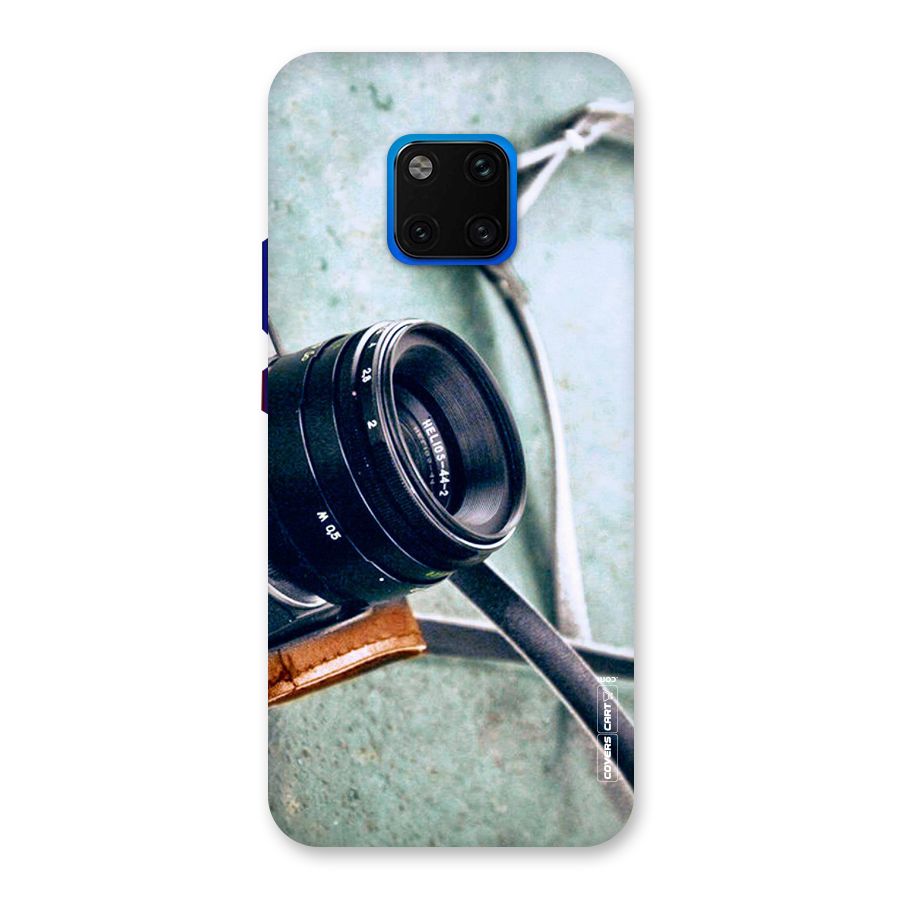 Leather Camera Lens Back Case for Huawei Mate 20 Pro