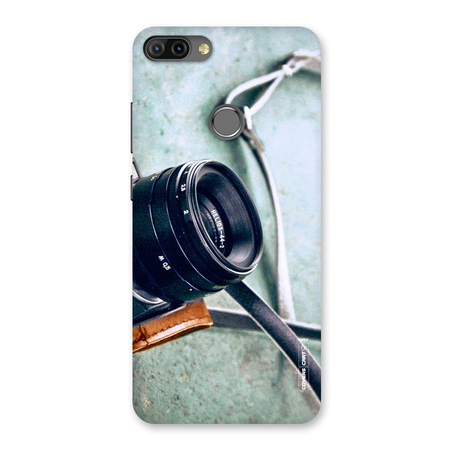 Leather Camera Lens Back Case for Infinix Hot 6 Pro