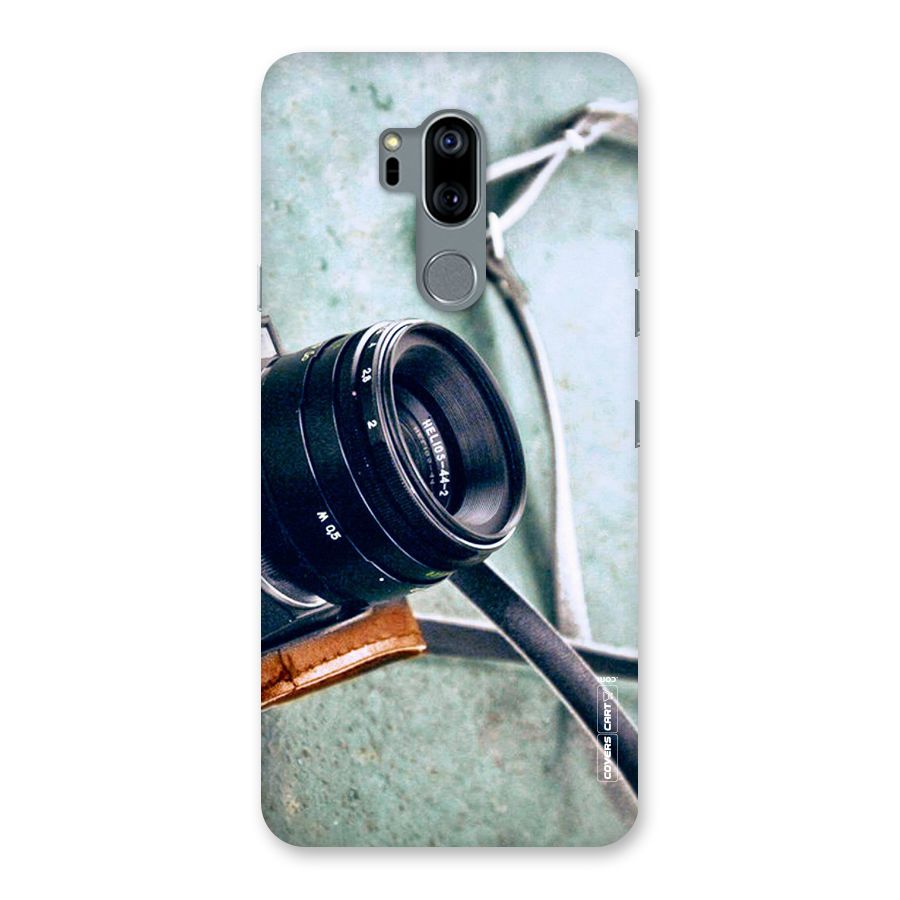 Leather Camera Lens Back Case for LG G7