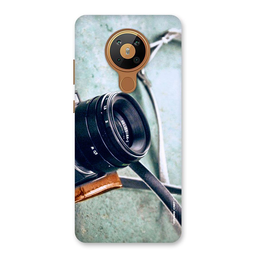 Leather Camera Lens Back Case for Nokia 5.3