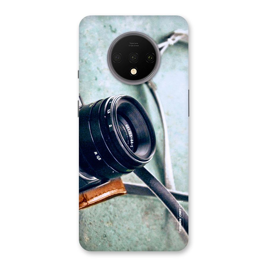 Leather Camera Lens Back Case for OnePlus 7T