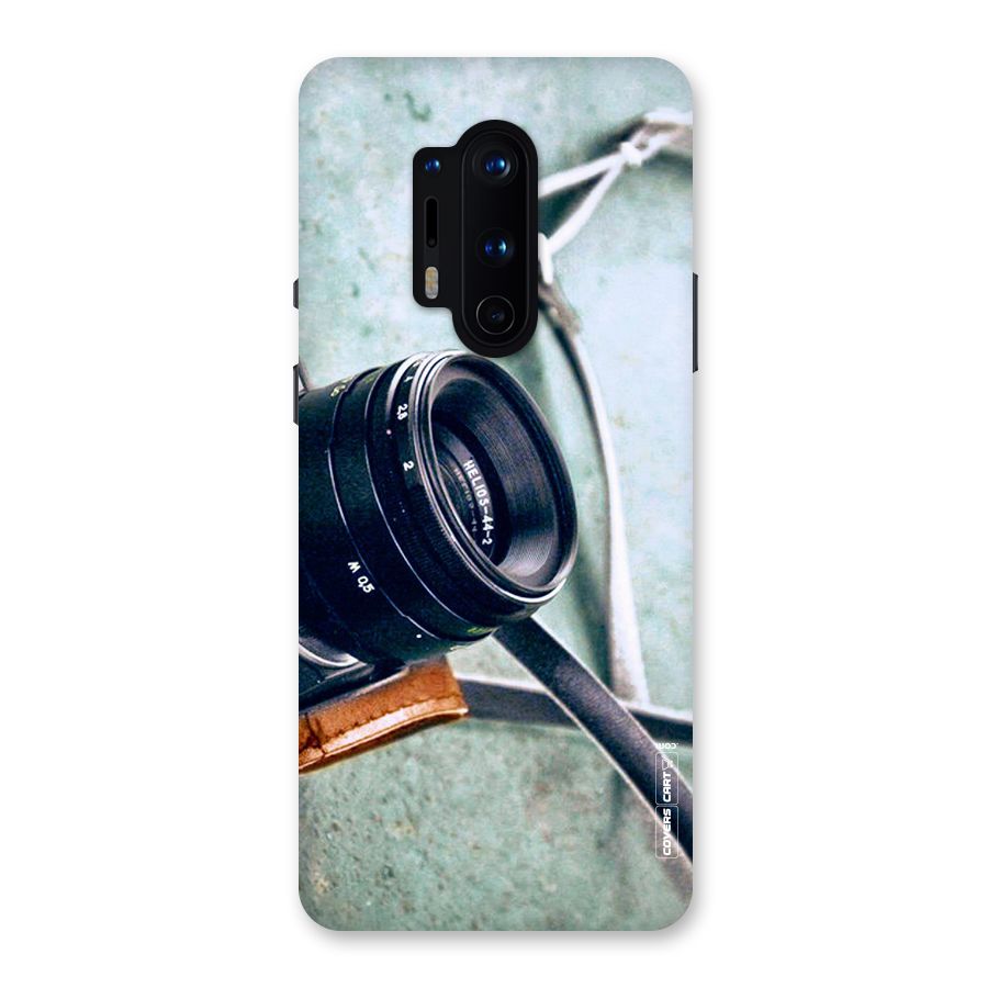 Leather Camera Lens Back Case for OnePlus 8 Pro