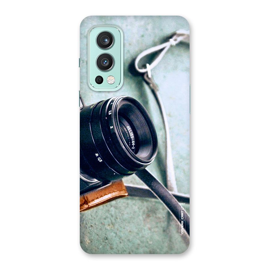 Leather Camera Lens Back Case for OnePlus Nord 2 5G