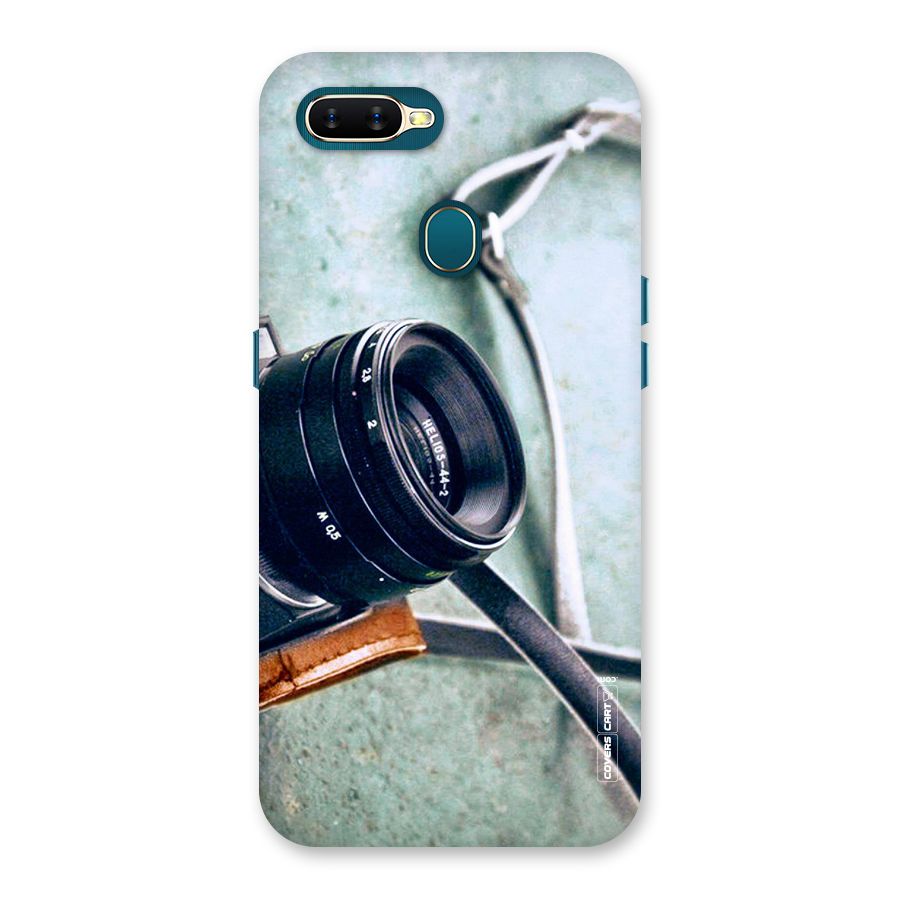 Leather Camera Lens Back Case for Oppo A11k