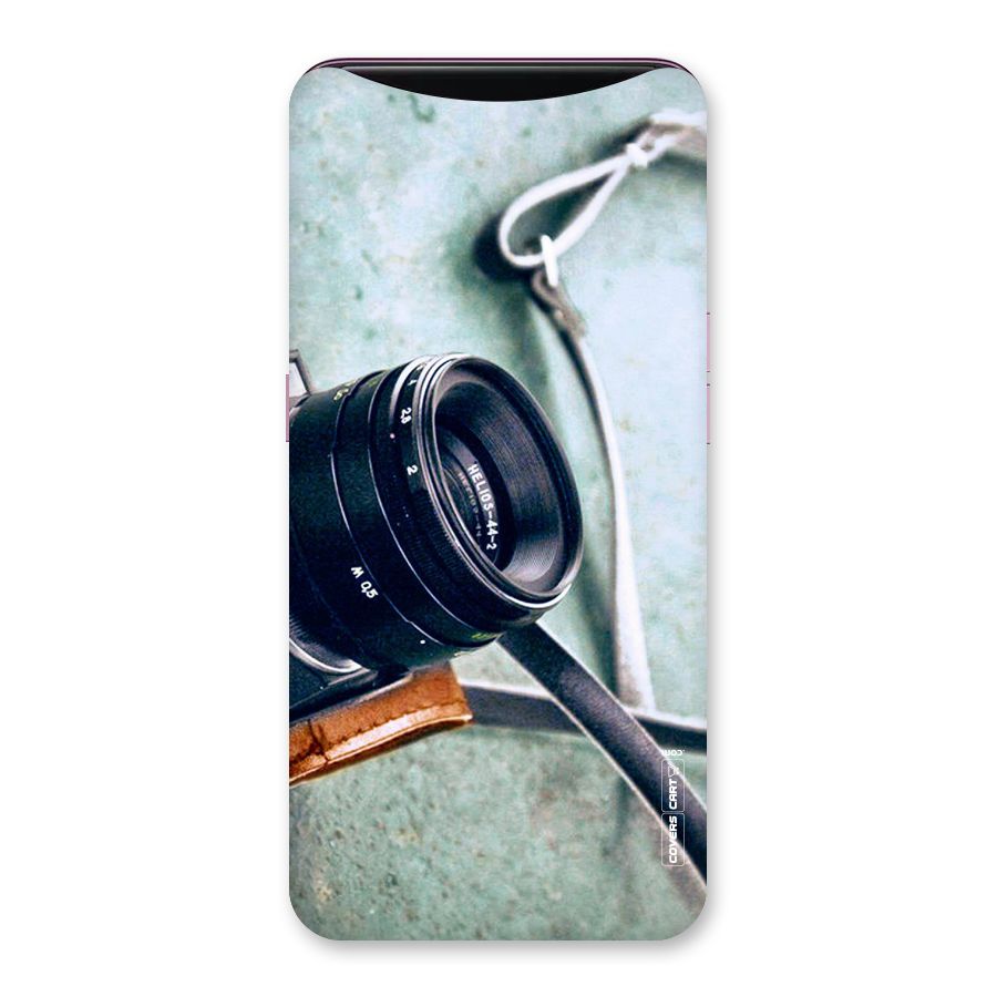 Leather Camera Lens Back Case for Oppo Find X