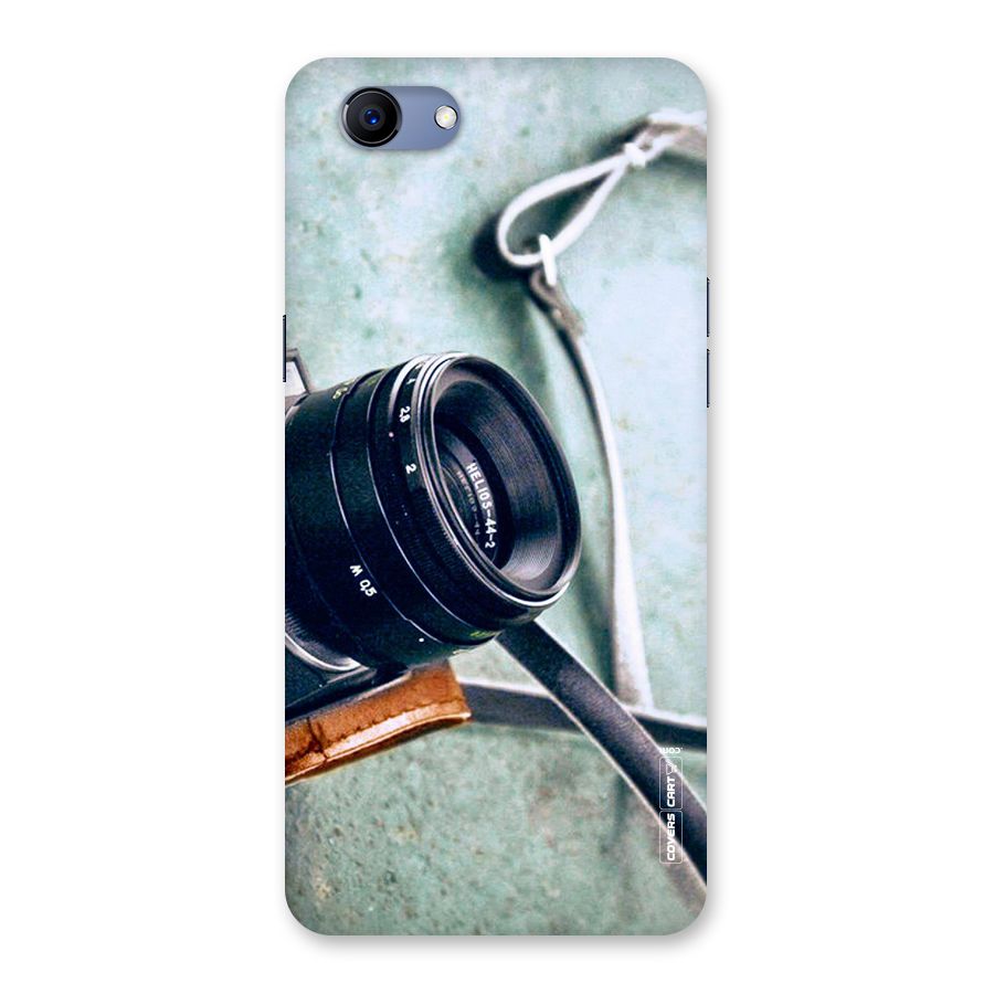 Leather Camera Lens Back Case for Oppo Realme 1