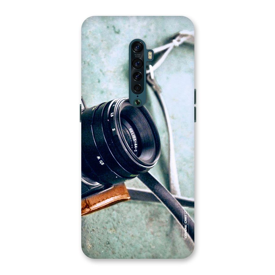 Leather Camera Lens Back Case for Oppo Reno2
