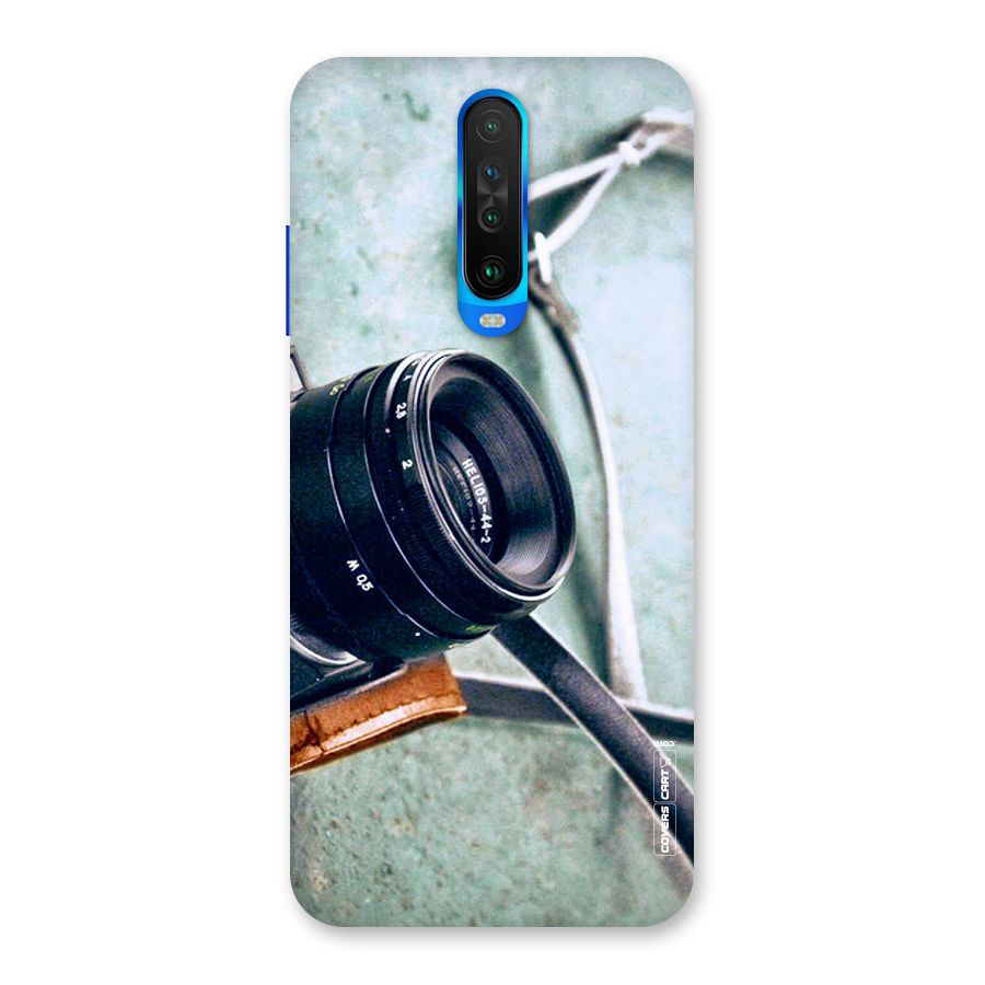 Leather Camera Lens Back Case for Poco X2