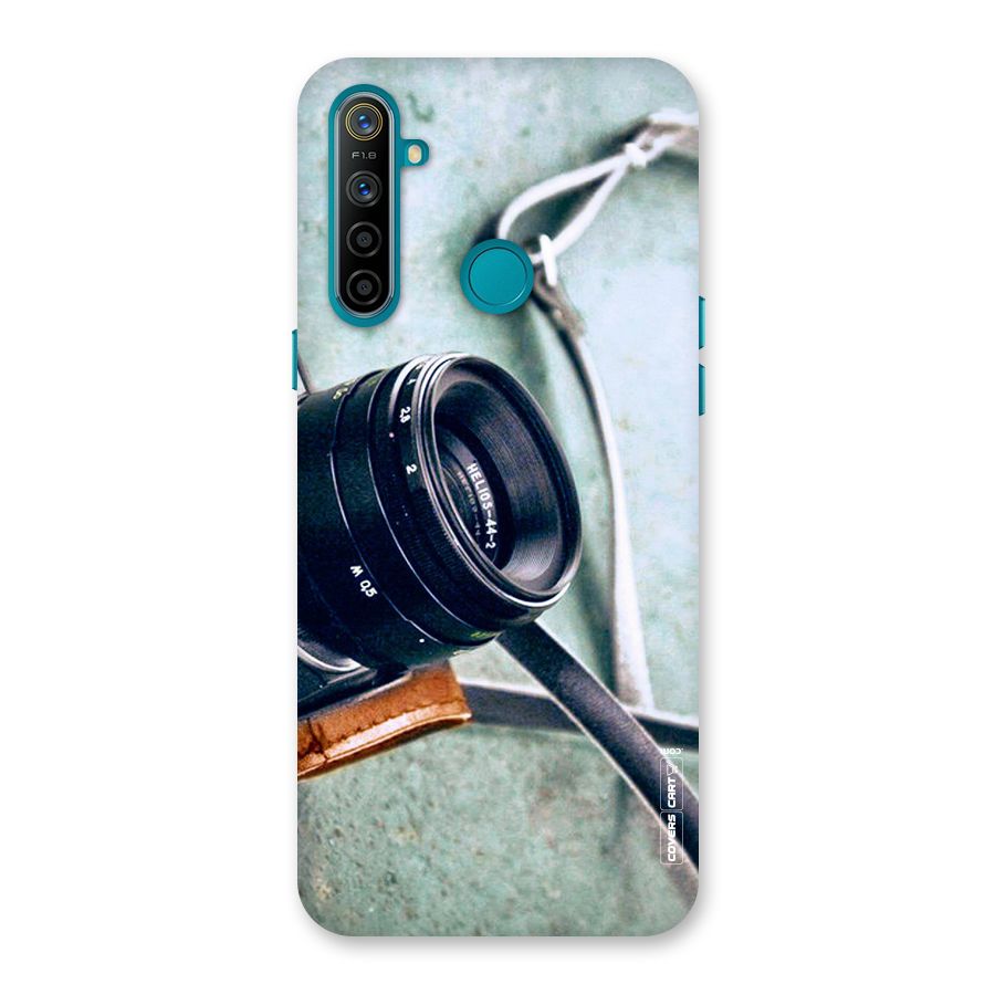 Leather Camera Lens Back Case for Realme 5i