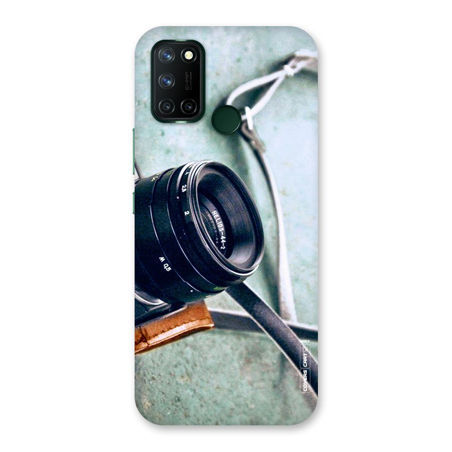 Leather Camera Lens Back Case for Realme 7i