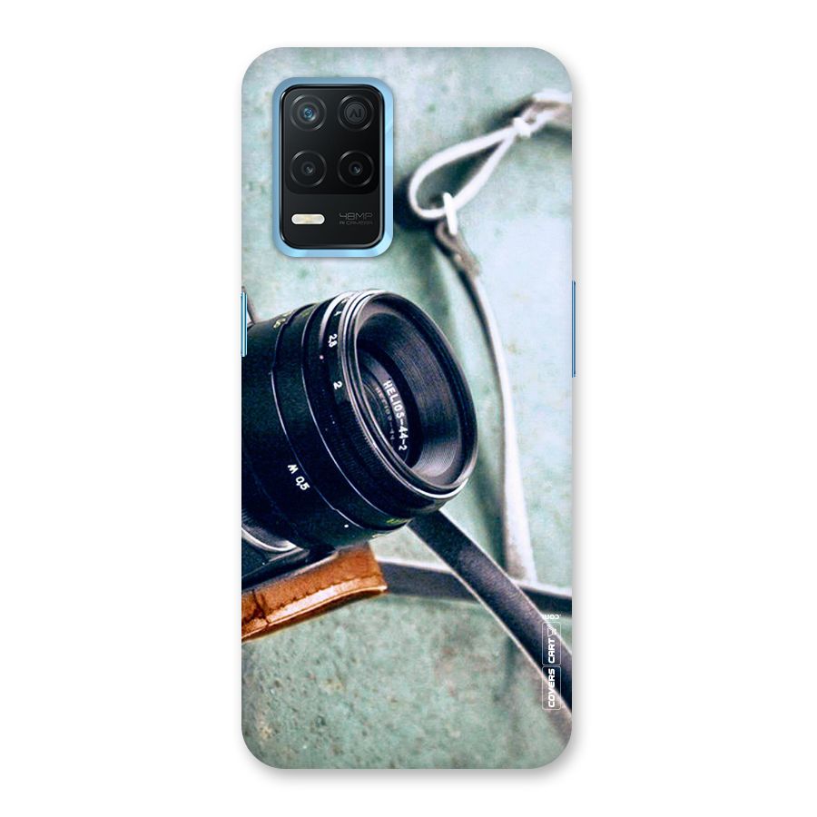 Leather Camera Lens Back Case for Realme 8 5G