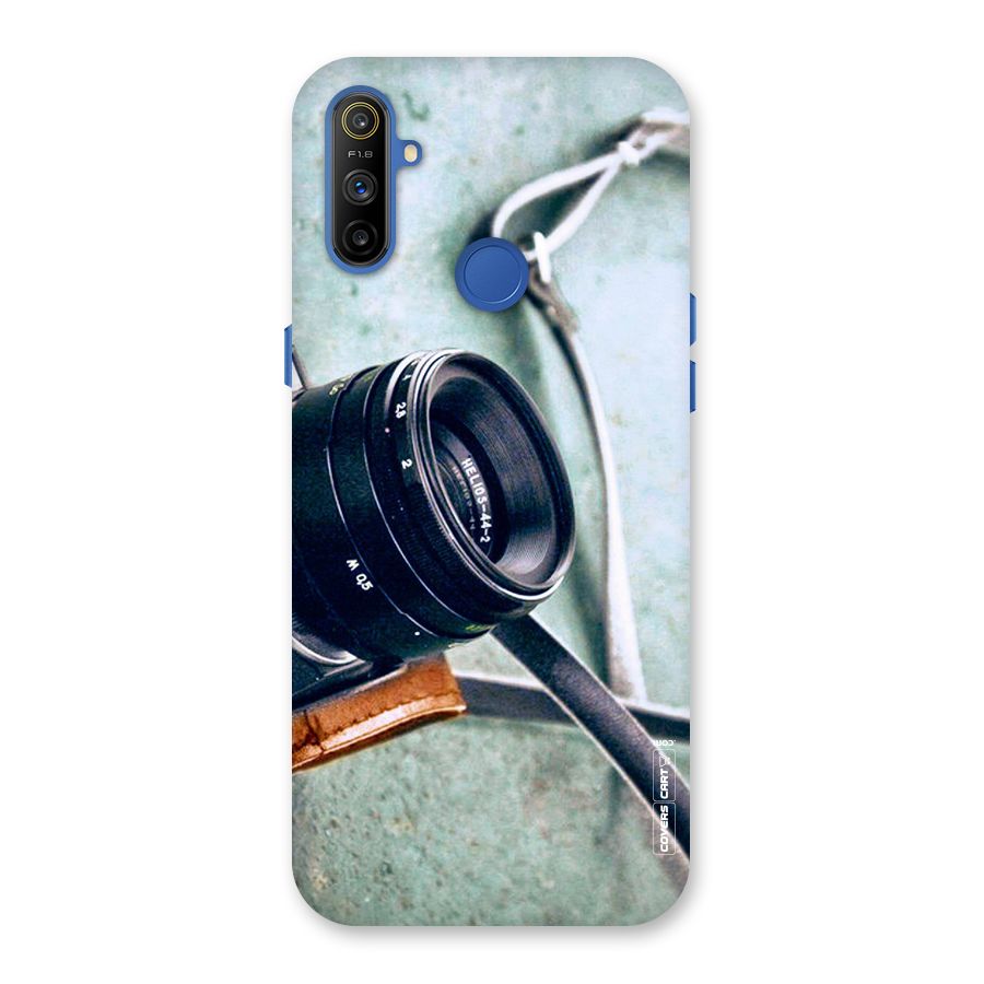 Leather Camera Lens Back Case for Realme Narzo 10A