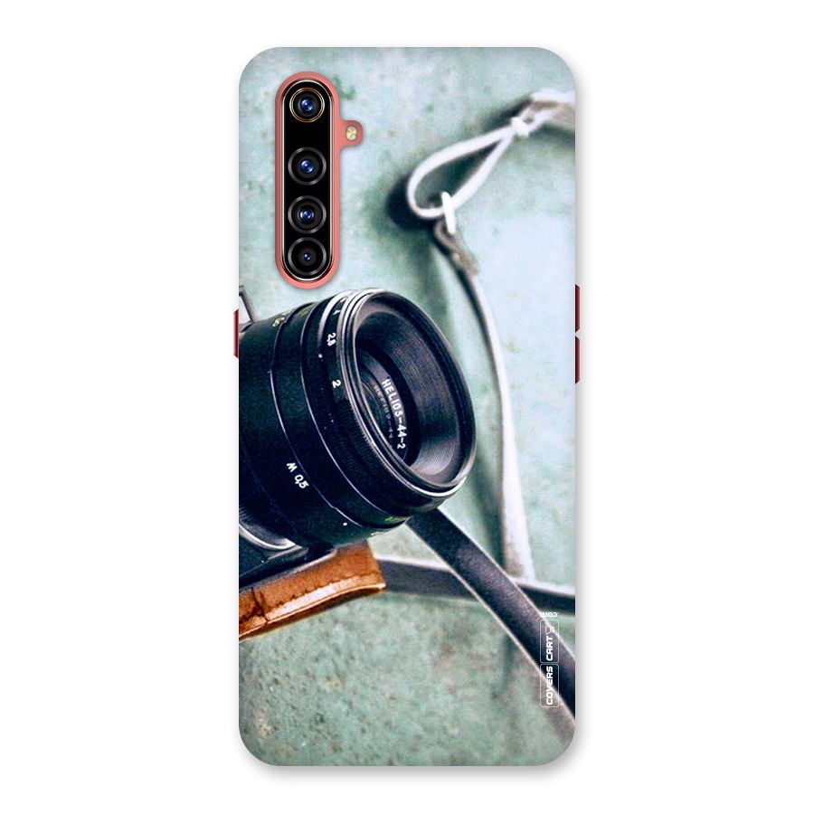 Leather Camera Lens Back Case for Realme X50 Pro