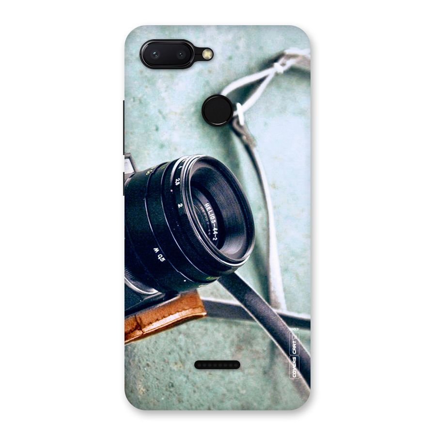 Leather Camera Lens Back Case for Redmi 6