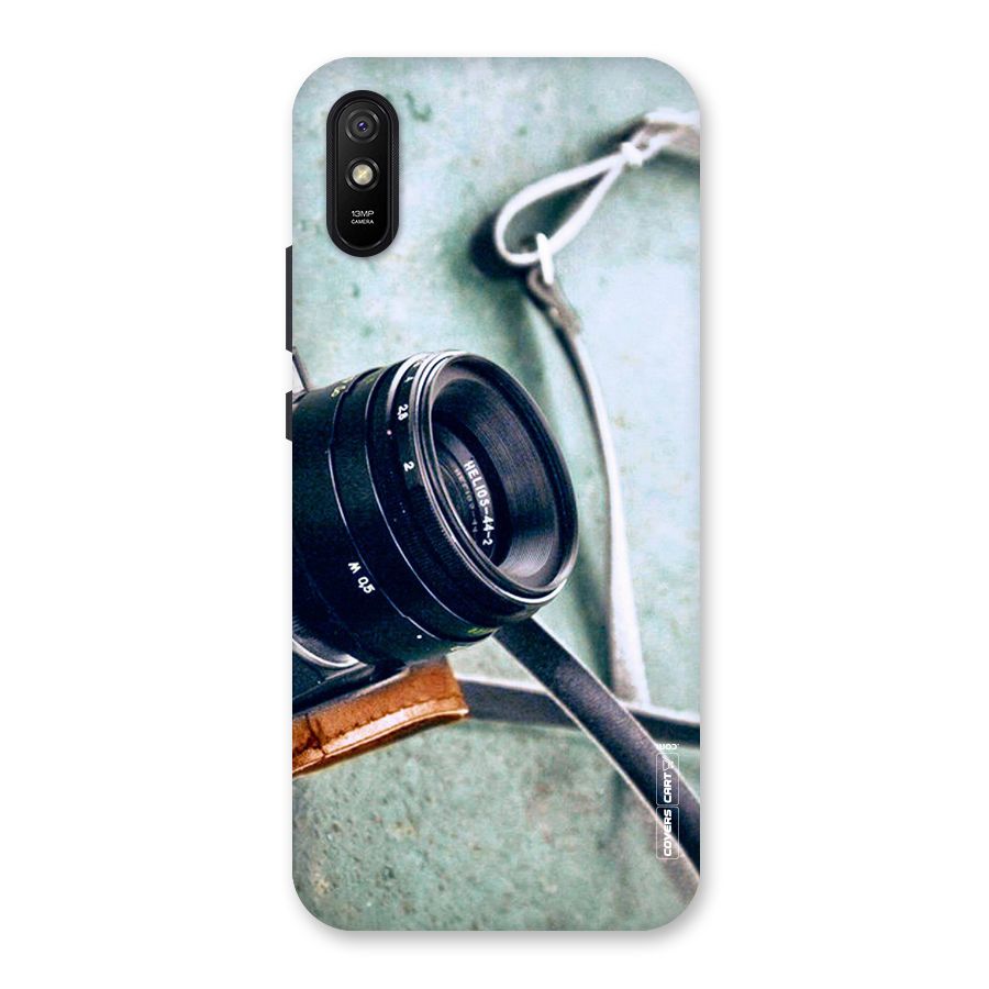 Leather Camera Lens Back Case for Redmi 9A