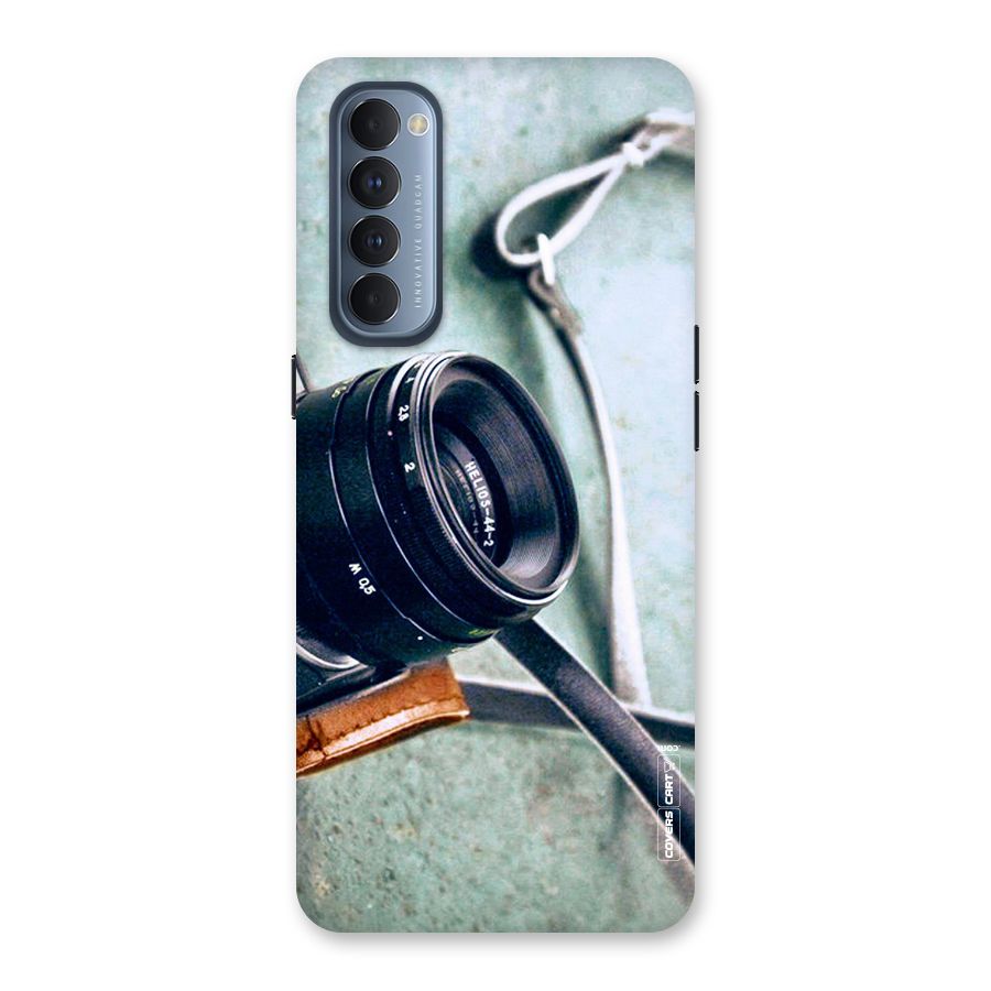 Leather Camera Lens Back Case for Reno4 Pro