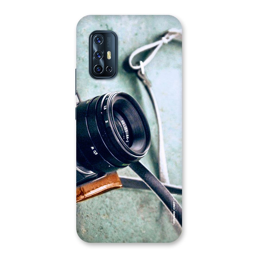 Leather Camera Lens Back Case for Vivo V17
