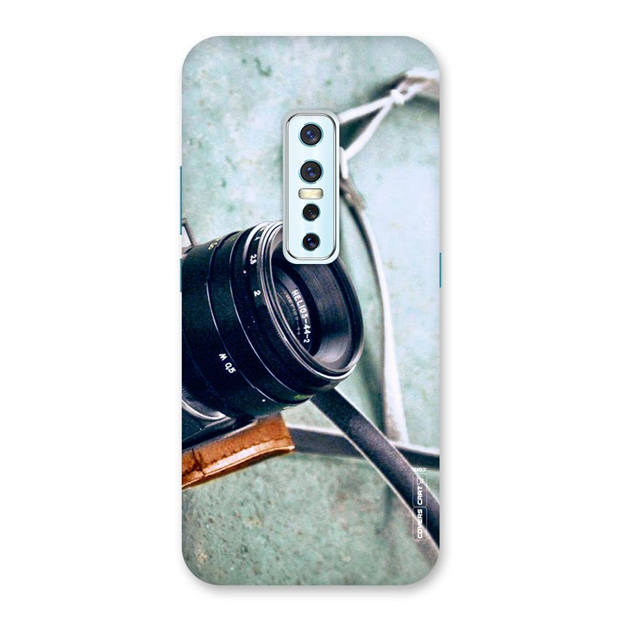 Leather Camera Lens Back Case for Vivo V17 Pro