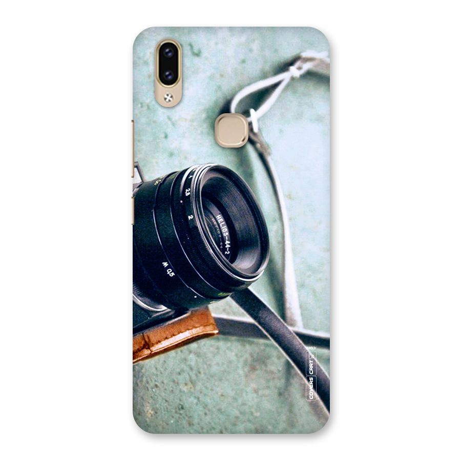 Leather Camera Lens Back Case for Vivo V9