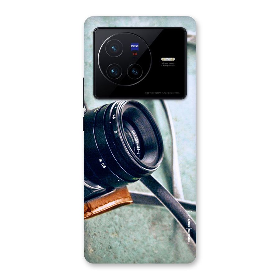 Leather Camera Lens Back Case for Vivo X80