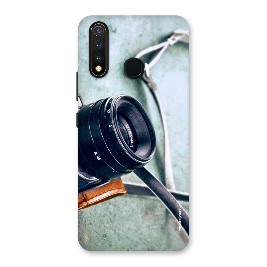 Leather Camera Lens Back Case for Vivo Y19