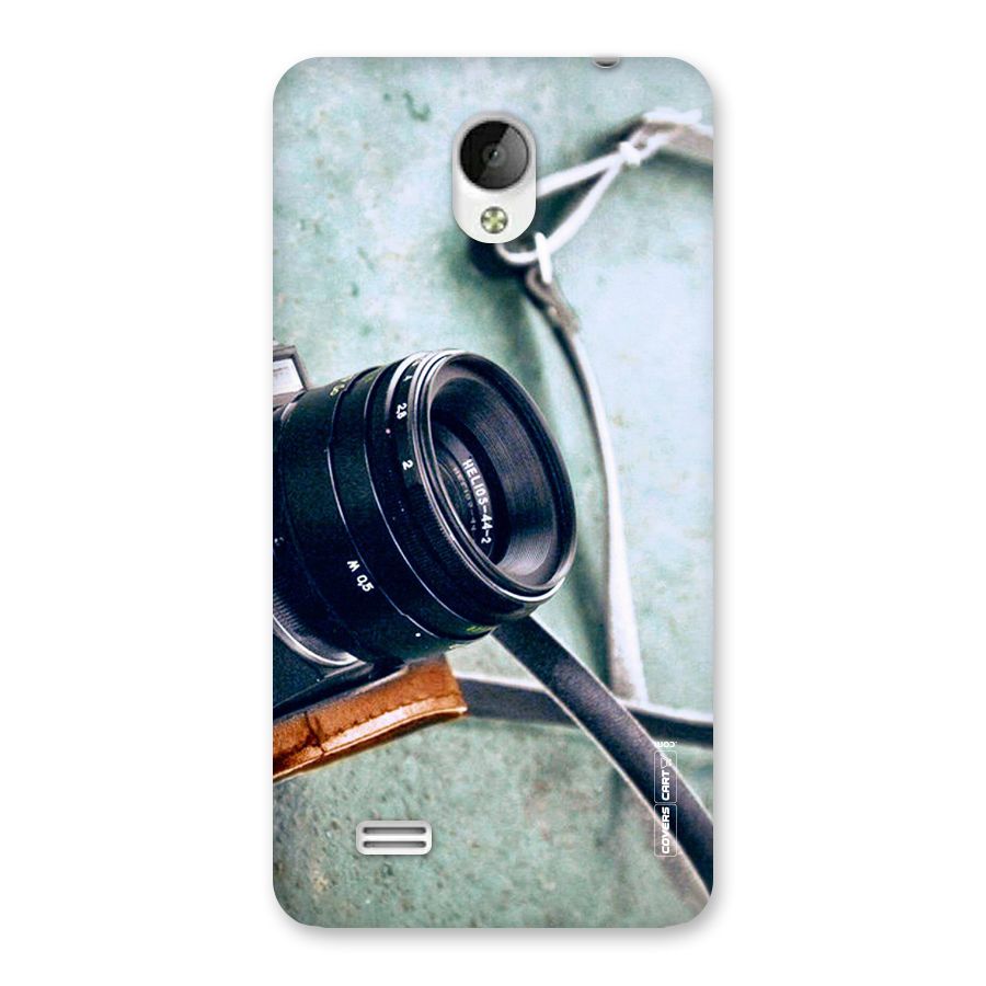 Leather Camera Lens Back Case for Vivo Y21