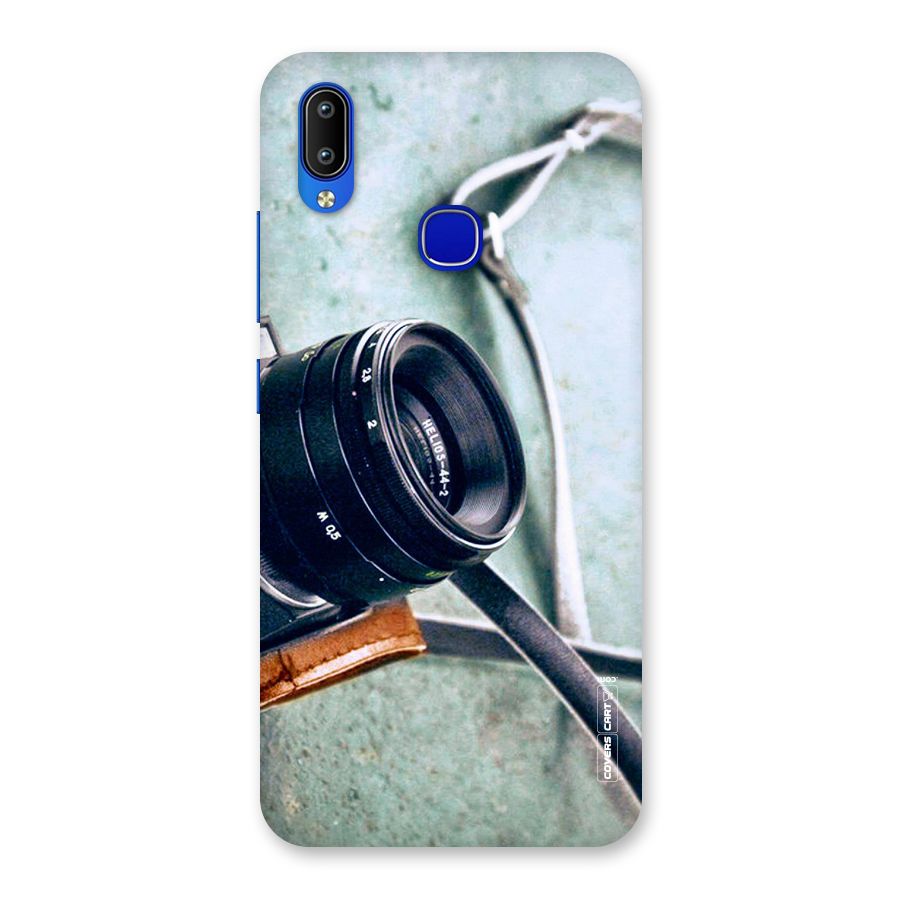 Leather Camera Lens Back Case for Vivo Y91