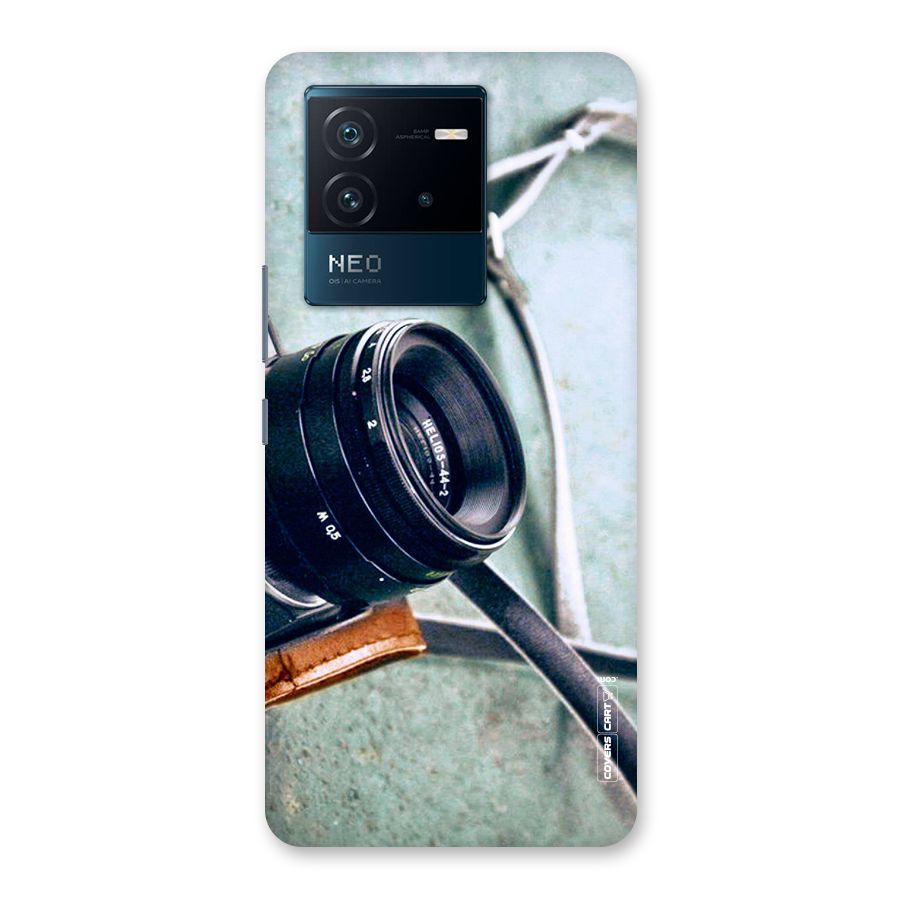 Leather Camera Lens Back Case for Vivo iQOO Neo 6 5G