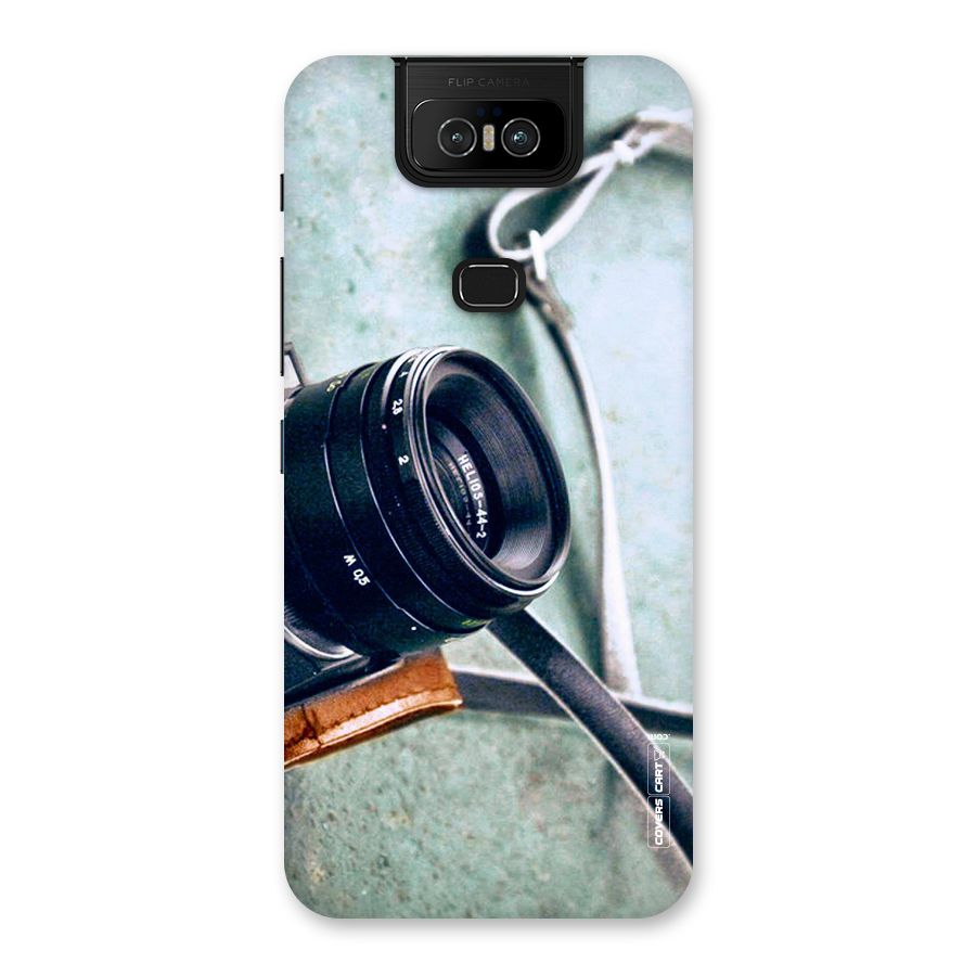Leather Camera Lens Back Case for Zenfone 6z