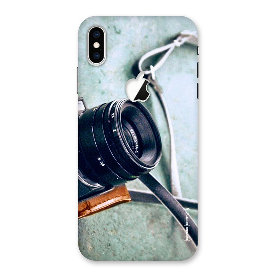 Leather Camera Lens Back Case for iPhone XS Max Apple Cut