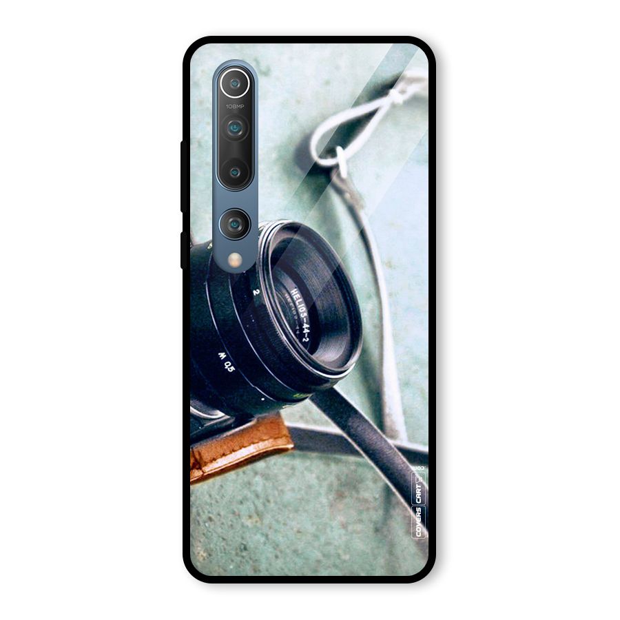 Leather Camera Lens Glass Back Case for Mi 10