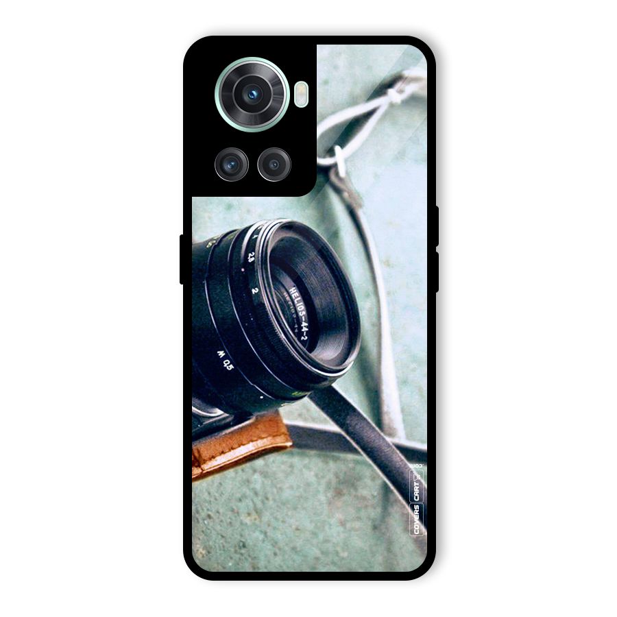 Leather Camera Lens Glass Back Case for OnePlus 10R