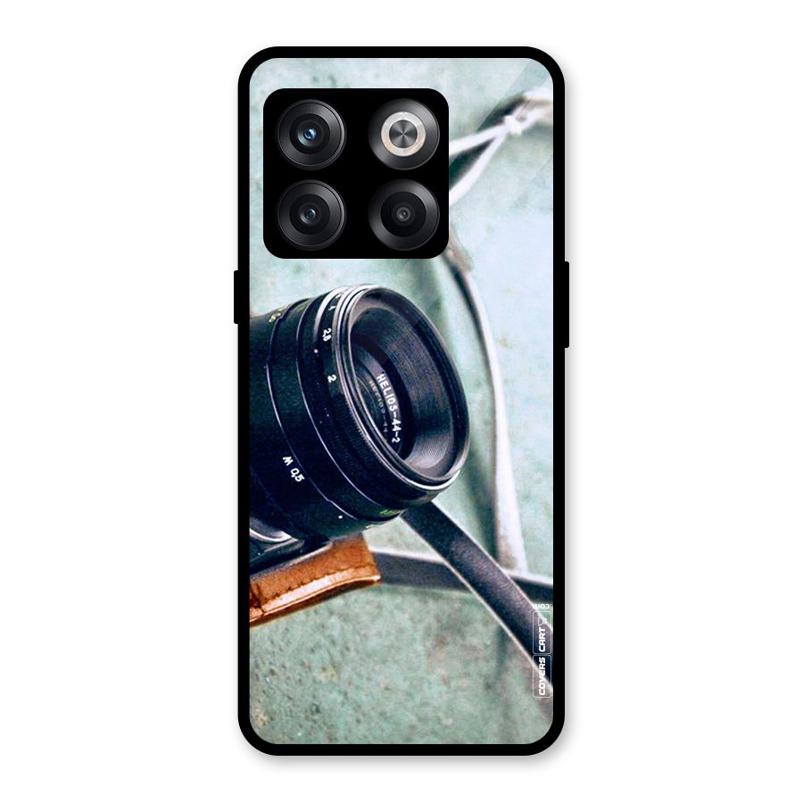 Leather Camera Lens Glass Back Case for OnePlus 10T
