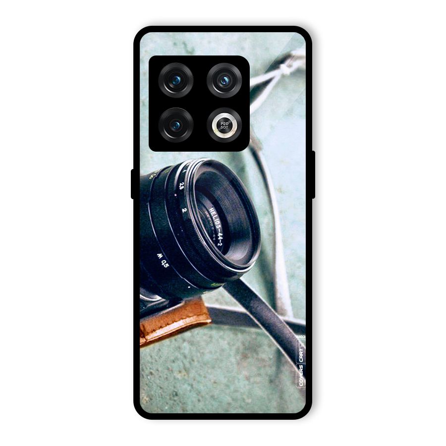Leather Camera Lens Glass Back Case for OnePlus 10 Pro 5G