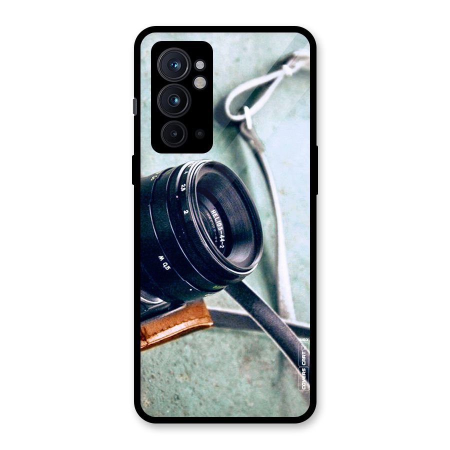 Leather Camera Lens Glass Back Case for OnePlus 9RT 5G