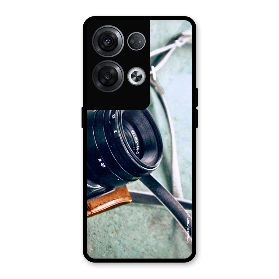 Leather Camera Lens Glass Back Case for Oppo Reno8 Pro 5G