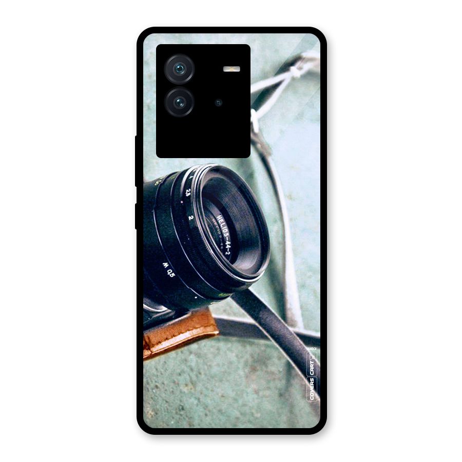 Leather Camera Lens Glass Back Case for Vivo iQOO Neo 6 5G