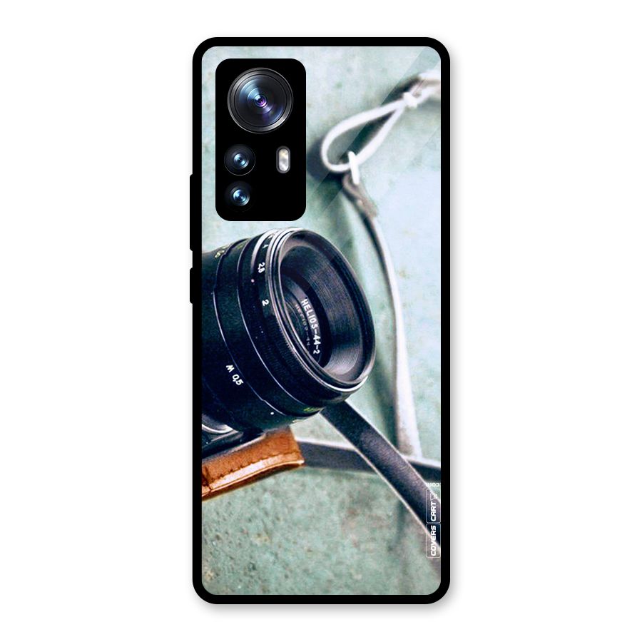 Leather Camera Lens Glass Back Case for Xiaomi 12 Pro