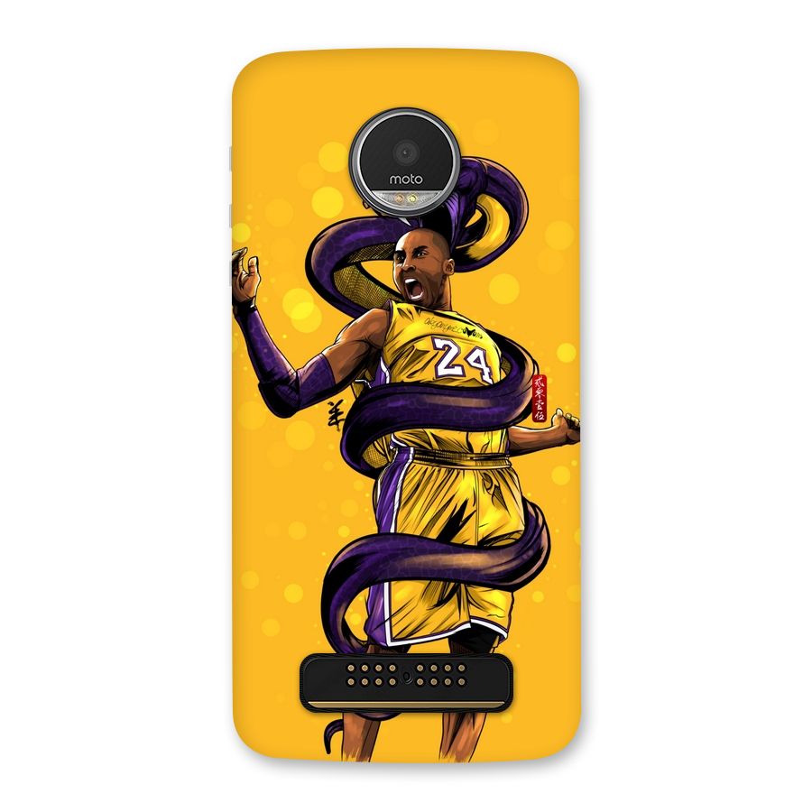 Legend Black Mamba Back Case for Moto Z Play
