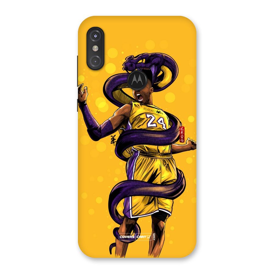 Legend Black Mamba Back Case for Motorola One Power