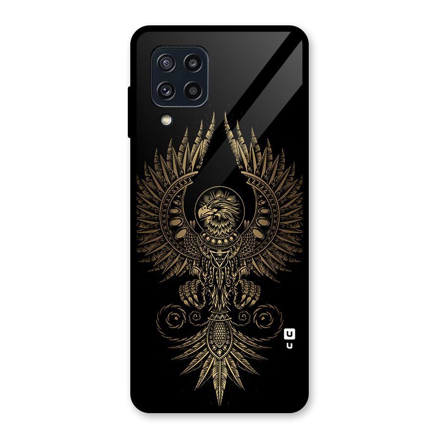 Legendary Phoenix Glass Back Case for Galaxy M32