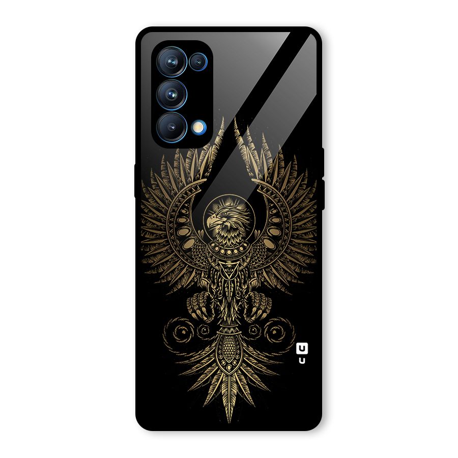 Legendary Phoenix Glass Back Case for Oppo Reno5 Pro 5G