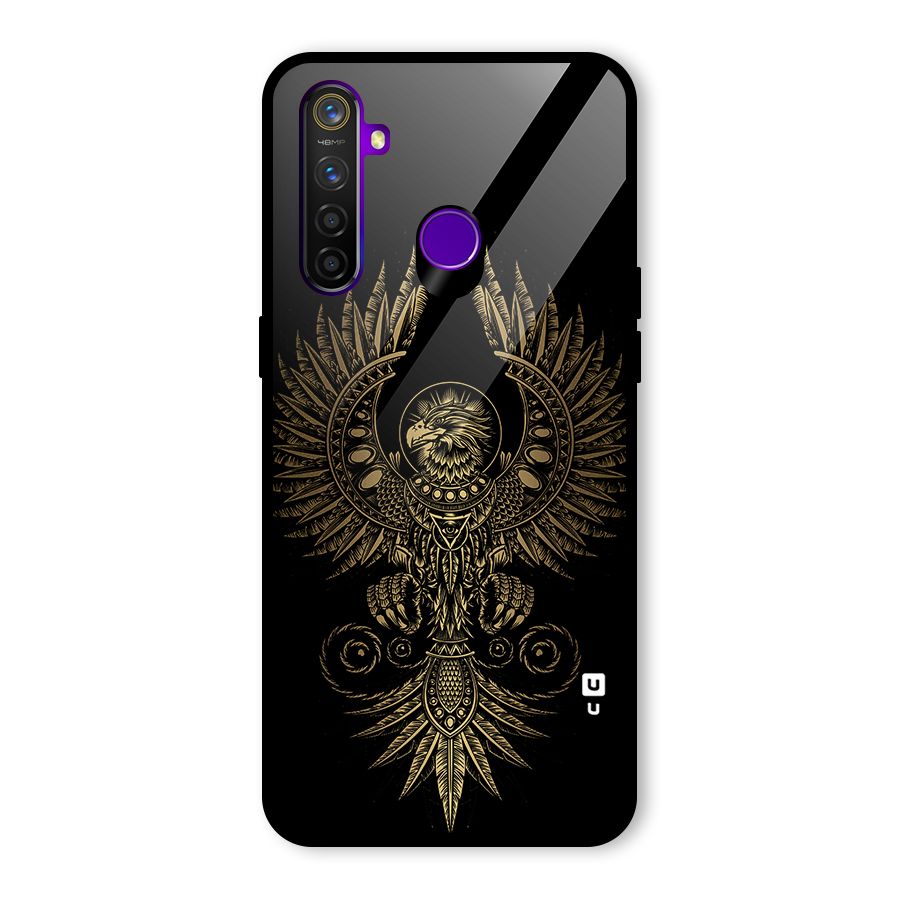 Legendary Phoenix Glass Back Case for Realme 5 Pro
