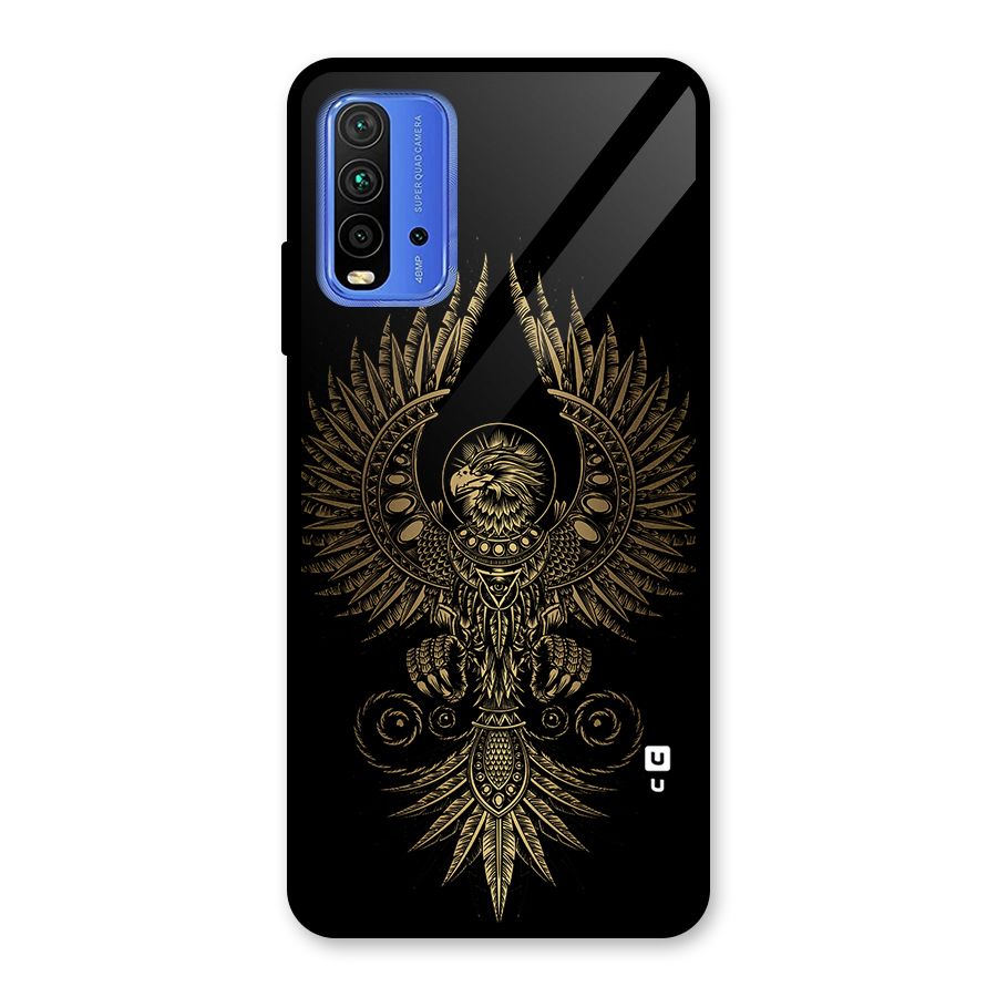 Legendary Phoenix Glass Back Case for Redmi 9 Power