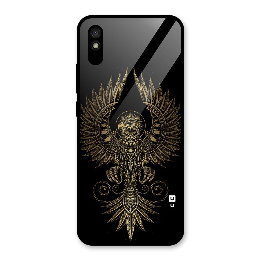 Legendary Phoenix Glass Back Case for Redmi 9i